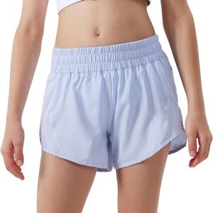 Girls Athletic Shorts, Quick Dry Running Shorts for Kids Teen PASTEL BLUE